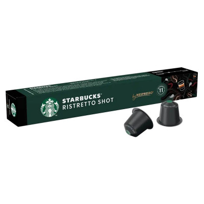Kávékapszula, Nespresso kompatibilis, Starbucks Ristretto Shot, 10db kapszula