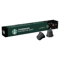 Kávékapszula, Nespresso kompatibilis, Starbucks Ristretto Shot, 10db kapszula Kapszulás kávék Starbucks