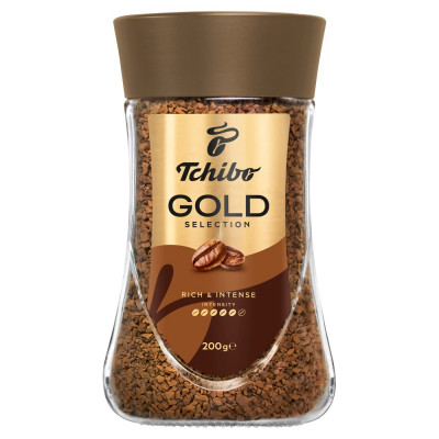 Kávé instant, 200g, üveges, Tchibo Gold Selection