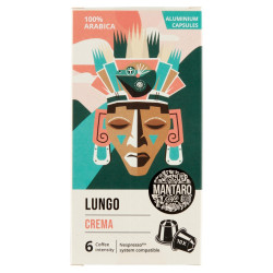 Kávékapszula, Nespresso kompatibilis, Mantaro Lungo Crema, 10db kapszula Kapszulás kávék Mantaro