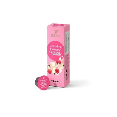 Kávékapszula, Tchibo Cafissimo Flavoured Espresso White Choc & Raspberry 10 db kapszula