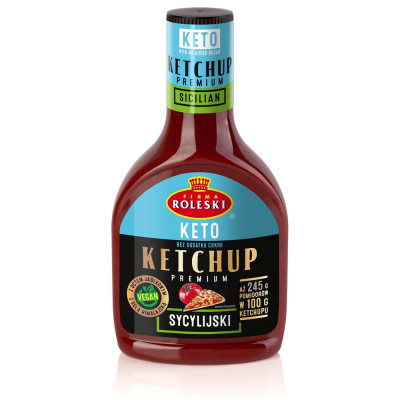 Ketchup, 425g, Keto Prémium Szicíliai Ketchup, Roleski