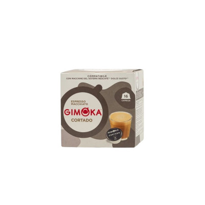 Kávékapszula, Dolce Gusto kompatibilis, Gimoka Cortado, Dolce Gusto kompatibilis 16db kapszula