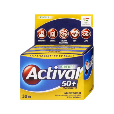 Actival 50+ filmtabletta 30db Béres
