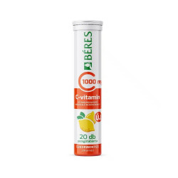 C-vitamin 1000mg cukormentes pezsgőtabletta 20db Béres Vitaminok, egészségmegőrzés Béres