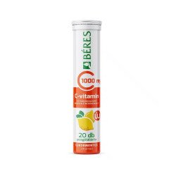 C-vitamin 1000mg cukormentes pezsgőtabletta 20db Béres Vitaminok, egészségmegőrzés Béres