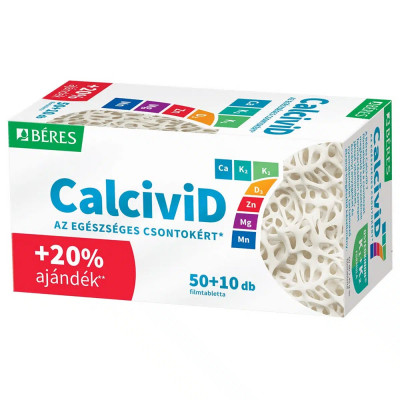 CalciviD 7 filmtabletta 50+10db Béres