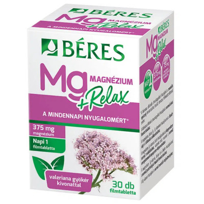 Magnézium + Relax filmtabletta 30db Béres