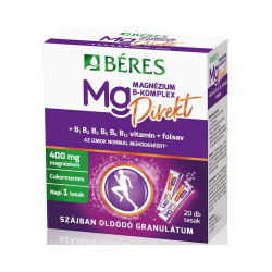 Magnézium B-Komplex Direkt 400mg granulátum 20 tasak Béres Vitaminok, egészségmegőrzés Béres