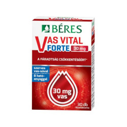 Vas Vital Forte filmtabletta 30db Béres Vitaminok, egészségmegőrzés Béres