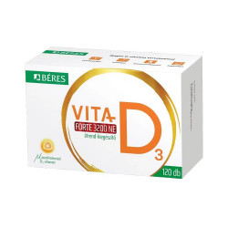 Vita-D3 Forte 3200NE tabletta 120db Béres Vitaminok, egészségmegőrzés Béres