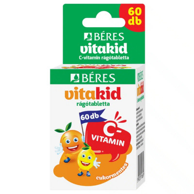 Vitakid C-vitamin rágótabletta 60db Béres
