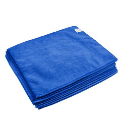 Törlőkendő mikroszálas 40 x 40 cm 300 g/m2 10 darab/csomag Bluering® Kék