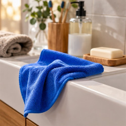 Törlőkendő mikroszálas 32 x 32 cm 300 g/m2 10 darab/csomag Bluering® Kék Iroda üzemeltetés, munkavédelem Bluering