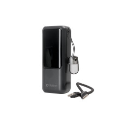 Powerbank, 10 000 mAh PD 20W 1xUSB-C + USB-A Platinet fekete