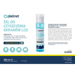 Monitor tisztító spray+ mikroszálás kendő 250ml, Platinet