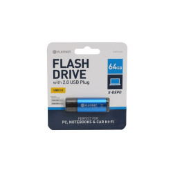 Pendrive 64Gb USB 2.0 Platinet X-Depo kék