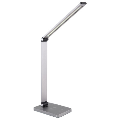 Asztali LED lámpa, aluminium 10 W, vezeték nélküli, szabályozható fényerővel és színhőmérséklettel Platinet fekete
