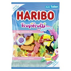 Gumicukor, 160g, Tropifrutti Typ Joghurt, Haribo Édességek, kekszek, krékerek, chipsek,magvak Haribo