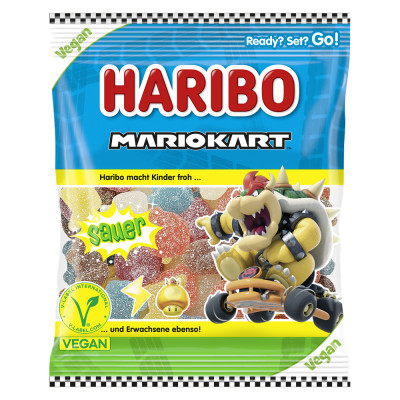 Gumicukor, 160g, Mario Kart Sauer, Haribo