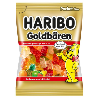Gumicukor, 100g, Goldbären, Haribo