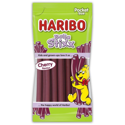 Gumicukor, 80g, Balla Stixx Cherry, Haribo