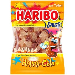 Gumicukor, 80g, Happy Cola Fizz, Haribo Édességek, kekszek, krékerek, chipsek,magvak Haribo