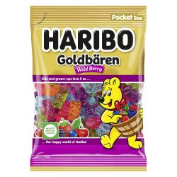 Gumicukor, 80g, Goldbären Wild Berry, Haribo Édességek, kekszek, krékerek, chipsek,magvak Haribo