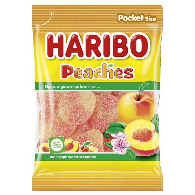 Gumicukor, 80g, Peaches, Haribo