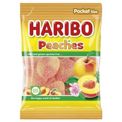 Gumicukor, 80g, Peaches, Haribo Édességek, kekszek, krékerek, chipsek,magvak Haribo